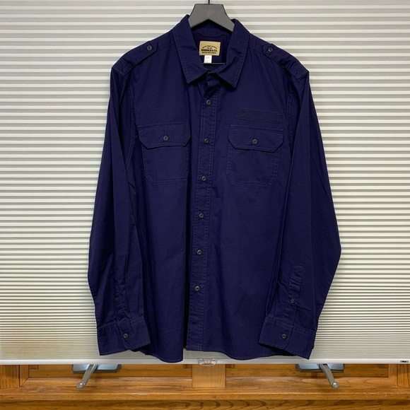 Roebuck & Co. Other - NWT Roebuck & Co. blue military button down shirt